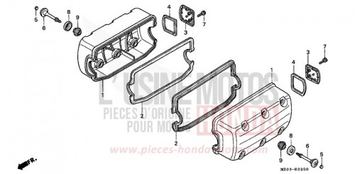 CYLINDER HEAD COVER GL1500CV de 1997